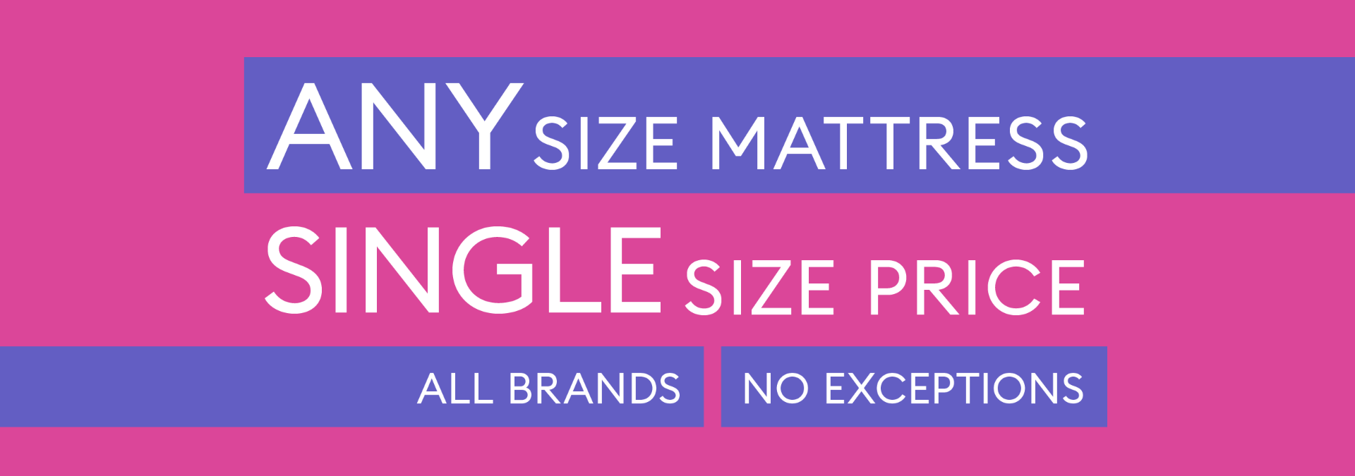 Any Size Mattress Bedshed