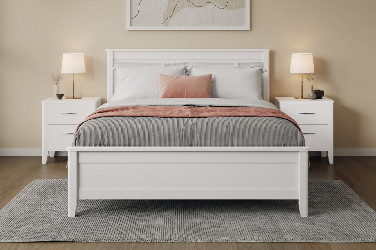 Marbella White Bed Frame