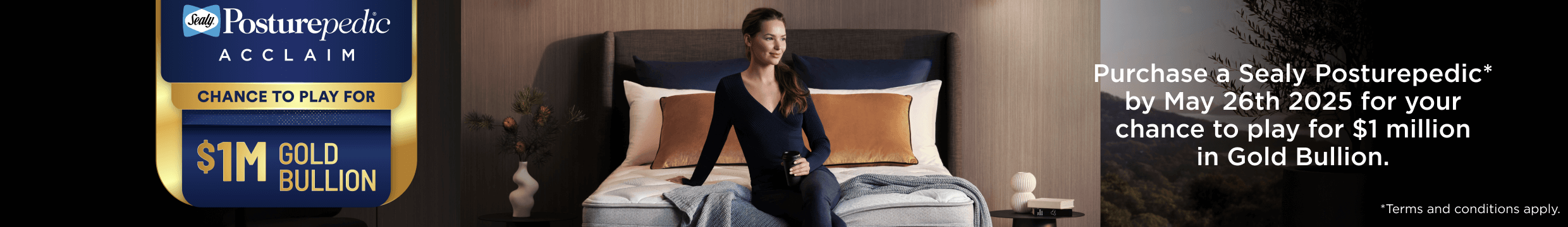 Sealy Gold Bullion | Bedshed