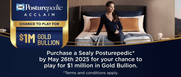 Sealy Gold Bullion | Bedshed