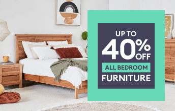 HALF PRICE OFF ALL SLEEPMAKER & UP TO 40% OFF ALL BEDROOM FURNITURE!