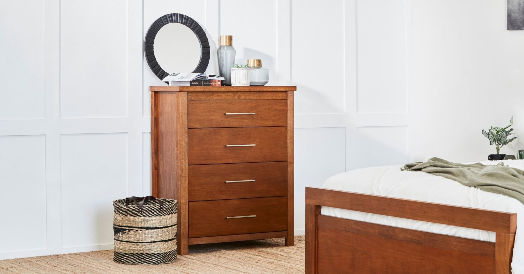 Bedshed Georgia timber tallboy