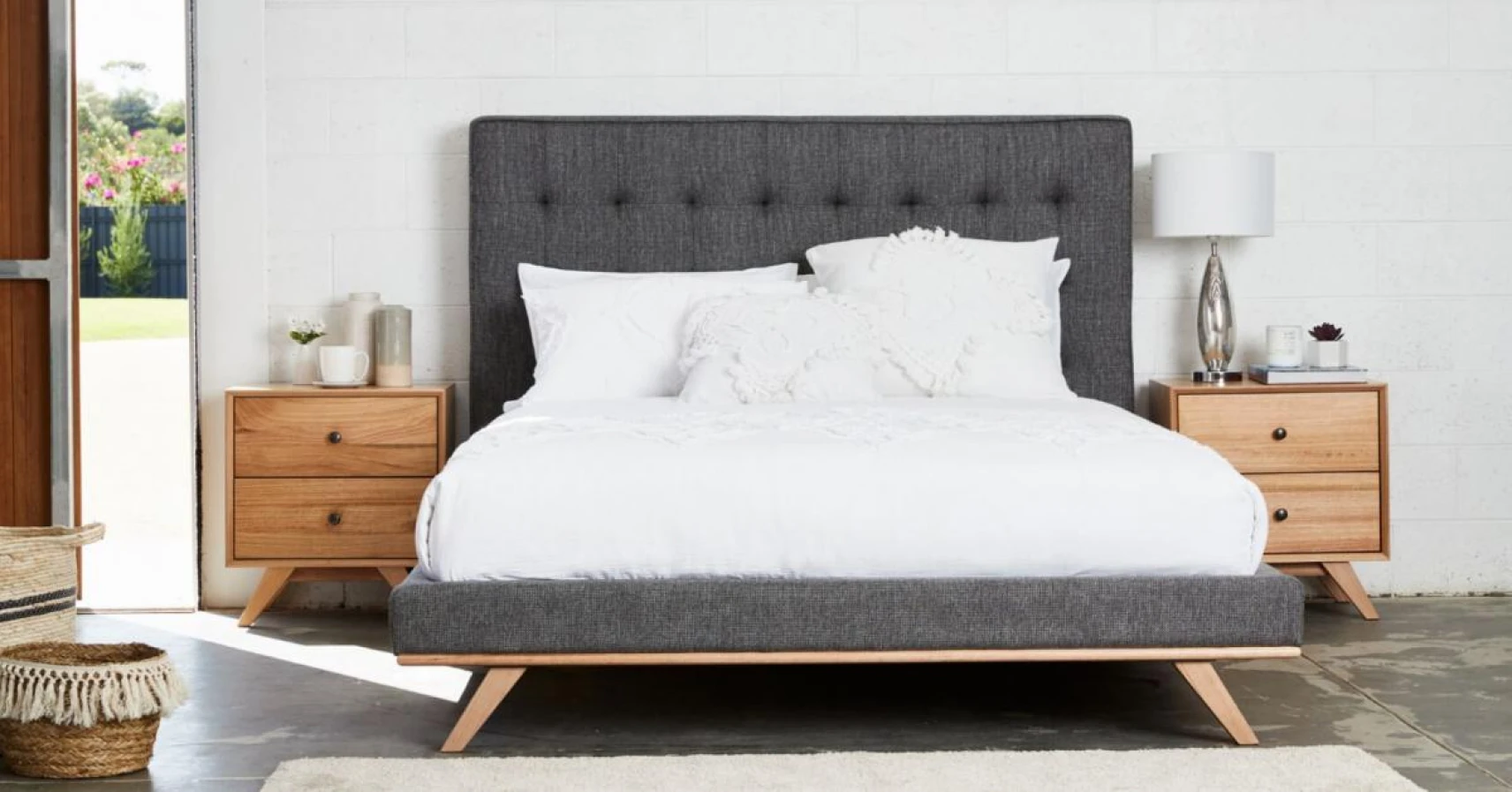 Chic modern bedroom styling