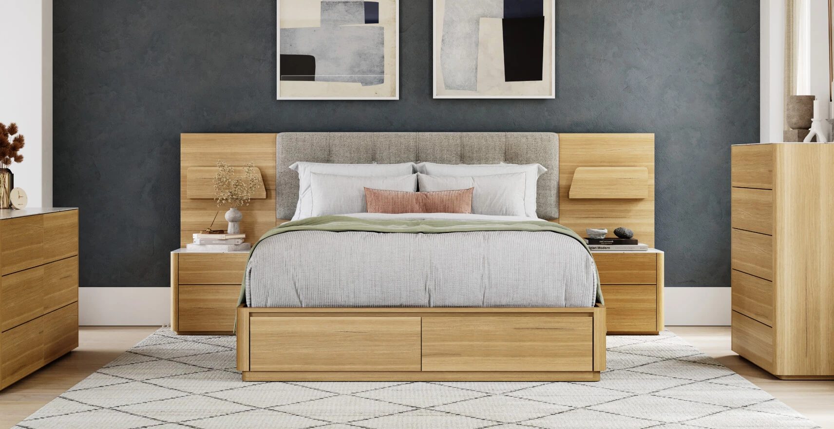 Create a relaxing master bedroom