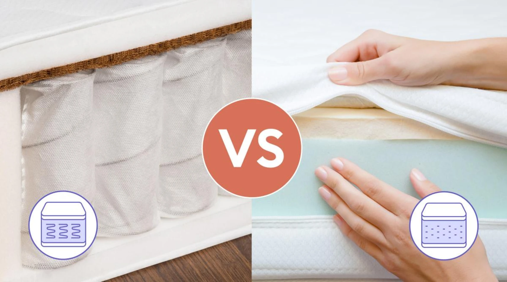 Spring Mattresses vs Memory Foam Mattresses