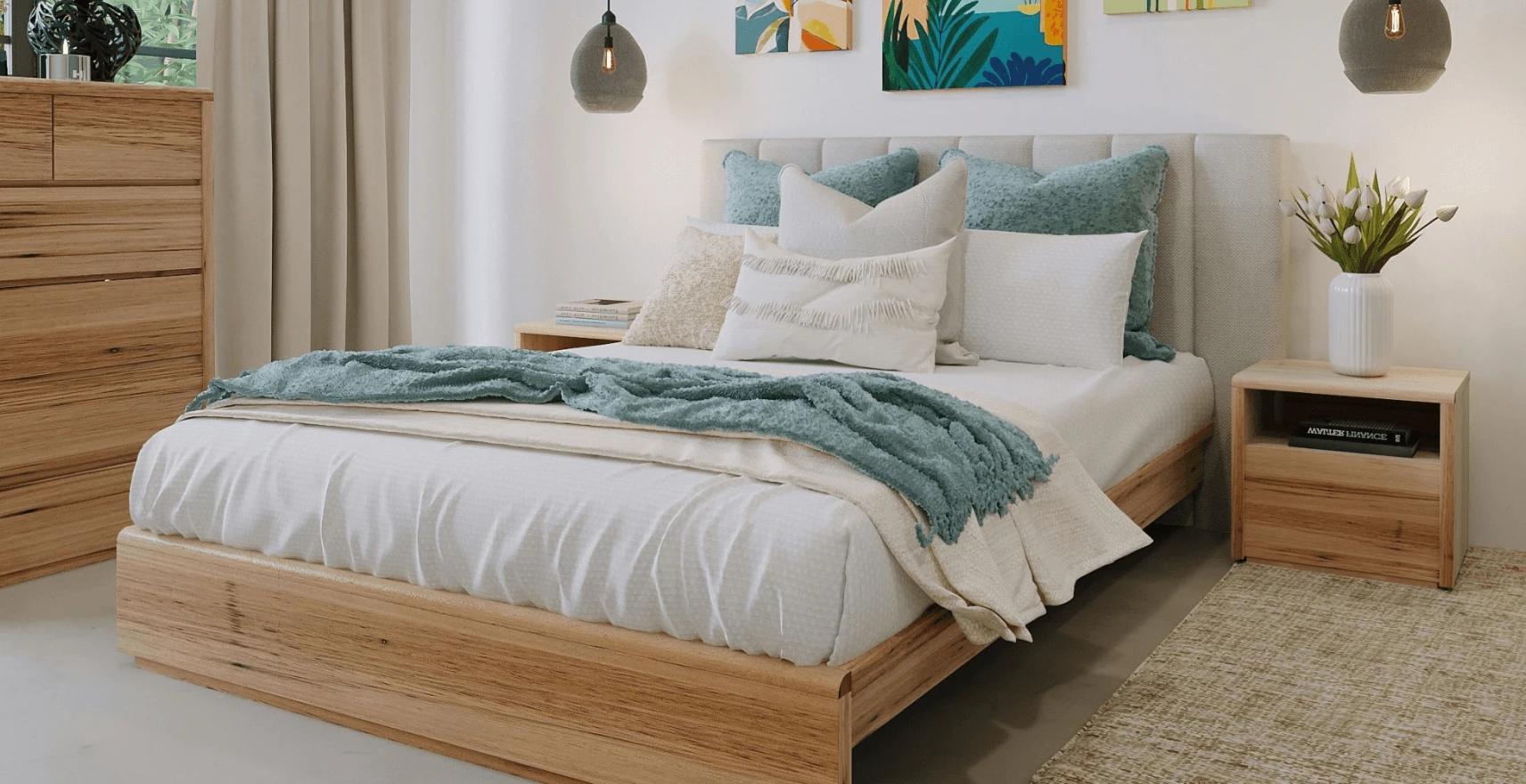 Modern farmhouse bedroom design ideas