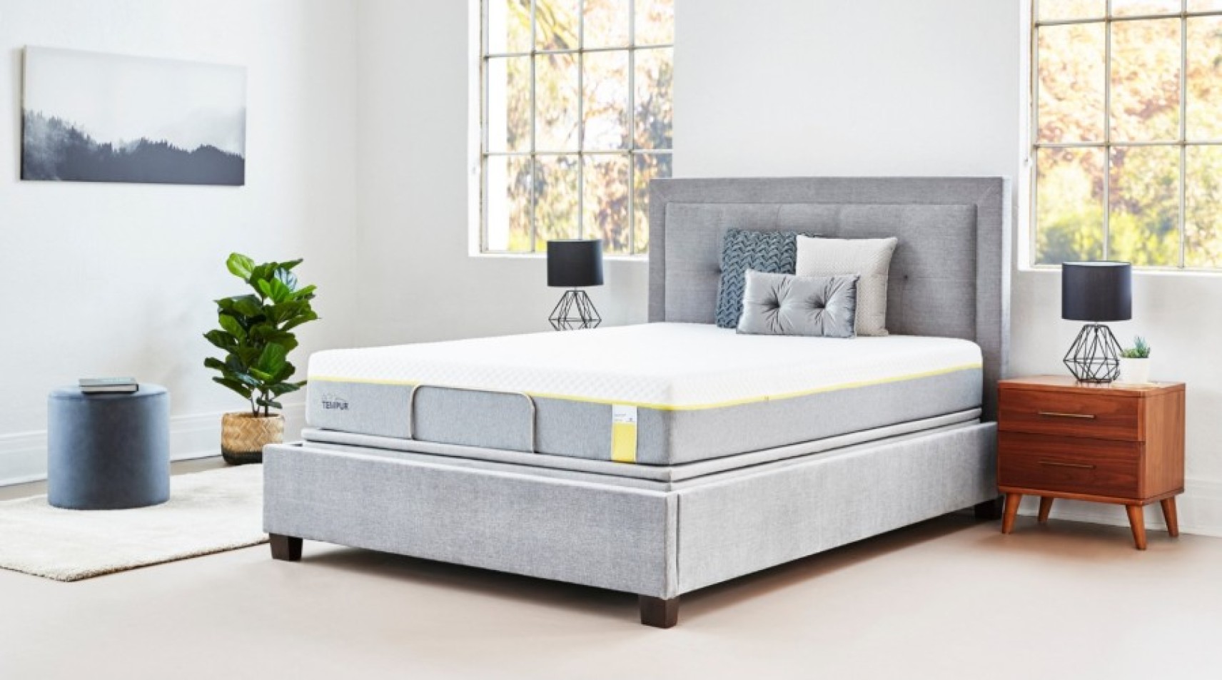 A Tempur mattress by Bedshed