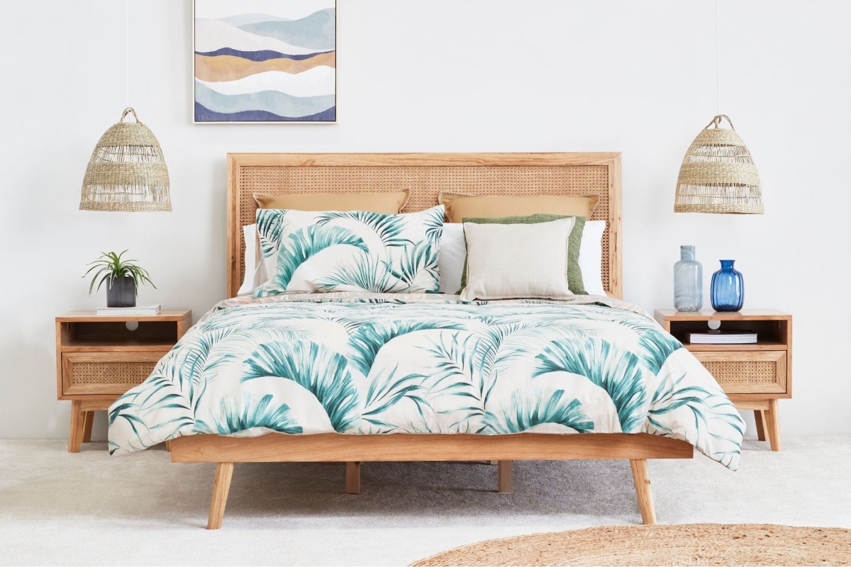 Timber king single bed frame clearance