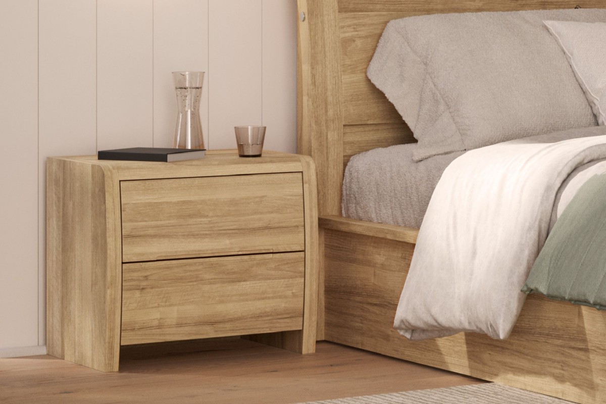 Wellard Natural Bedside Table Bedshed