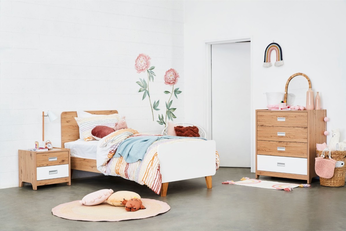 Ashley hot sale white bed
