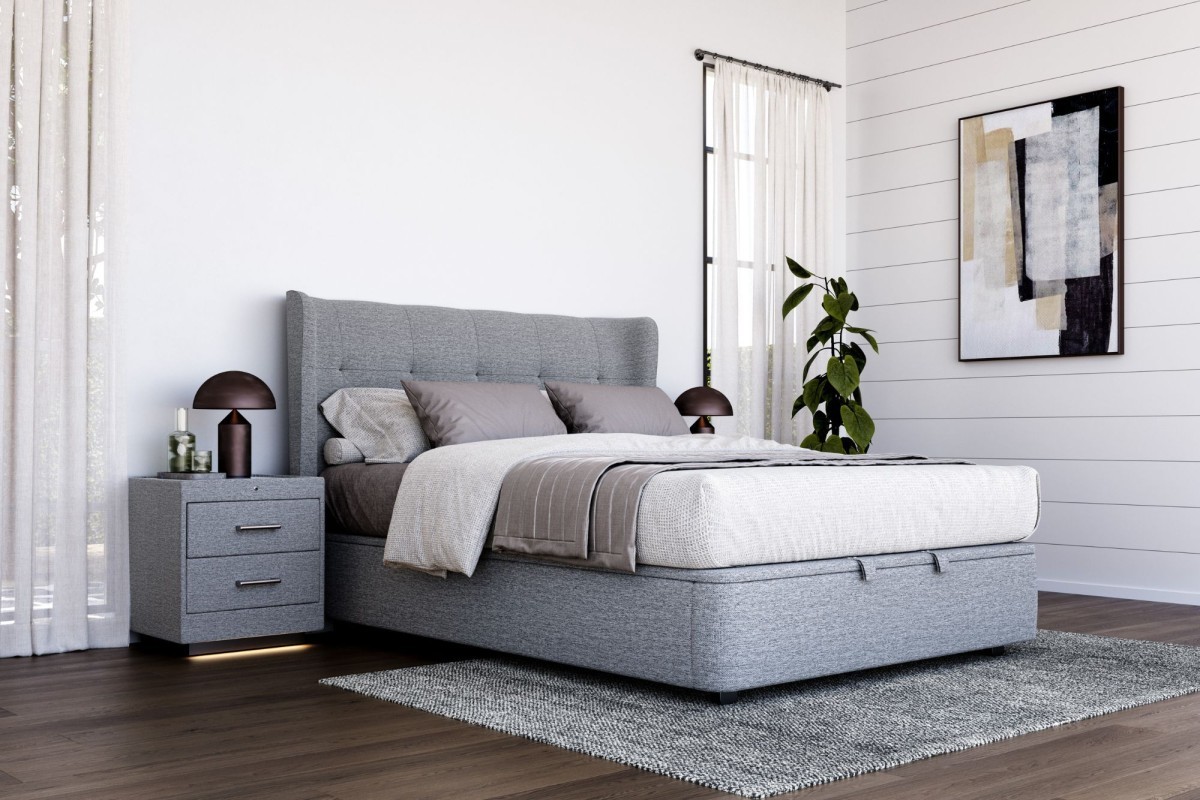 Storage base discount double bed