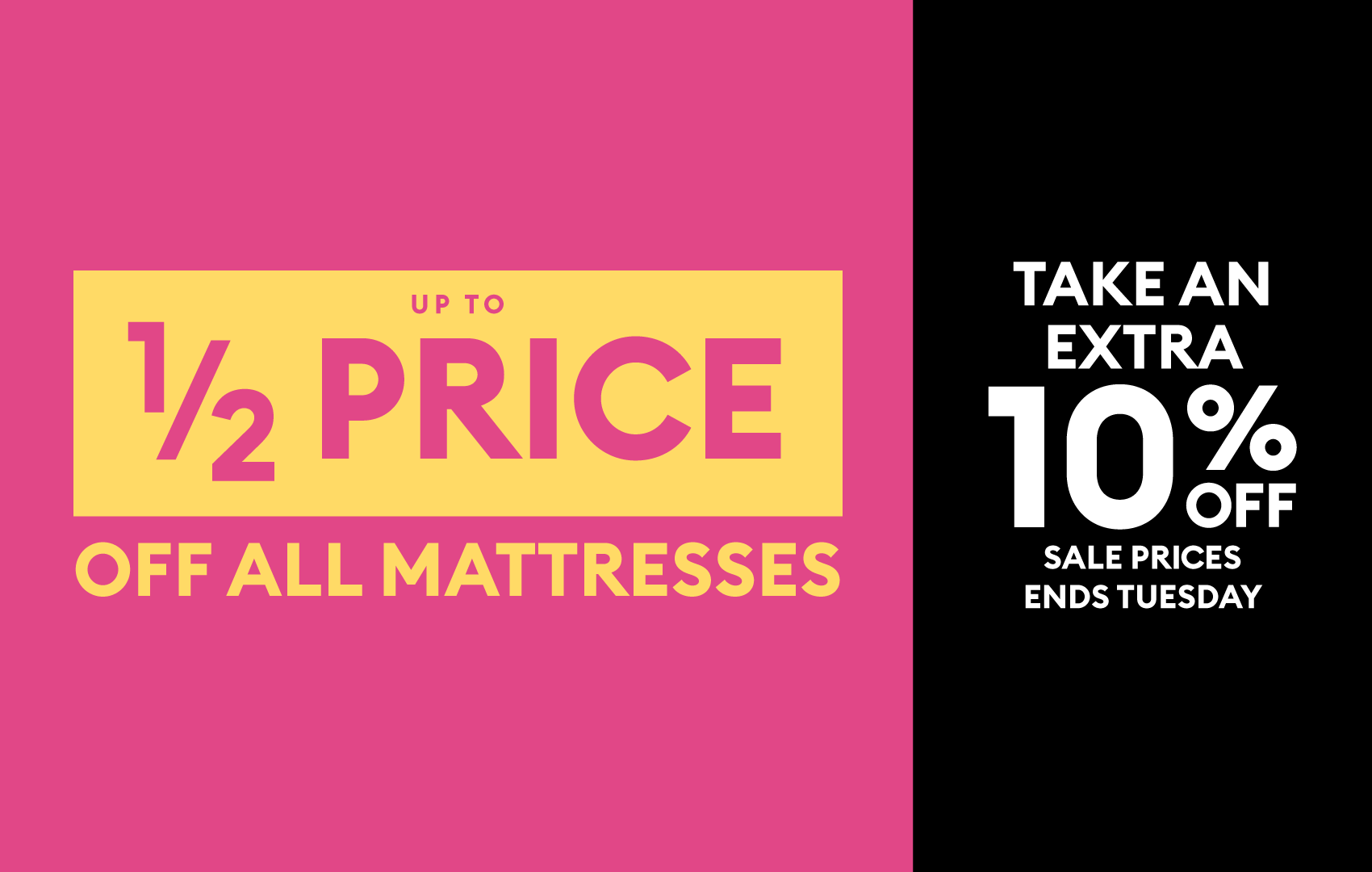 Half Price Mattress Sale Bedshed