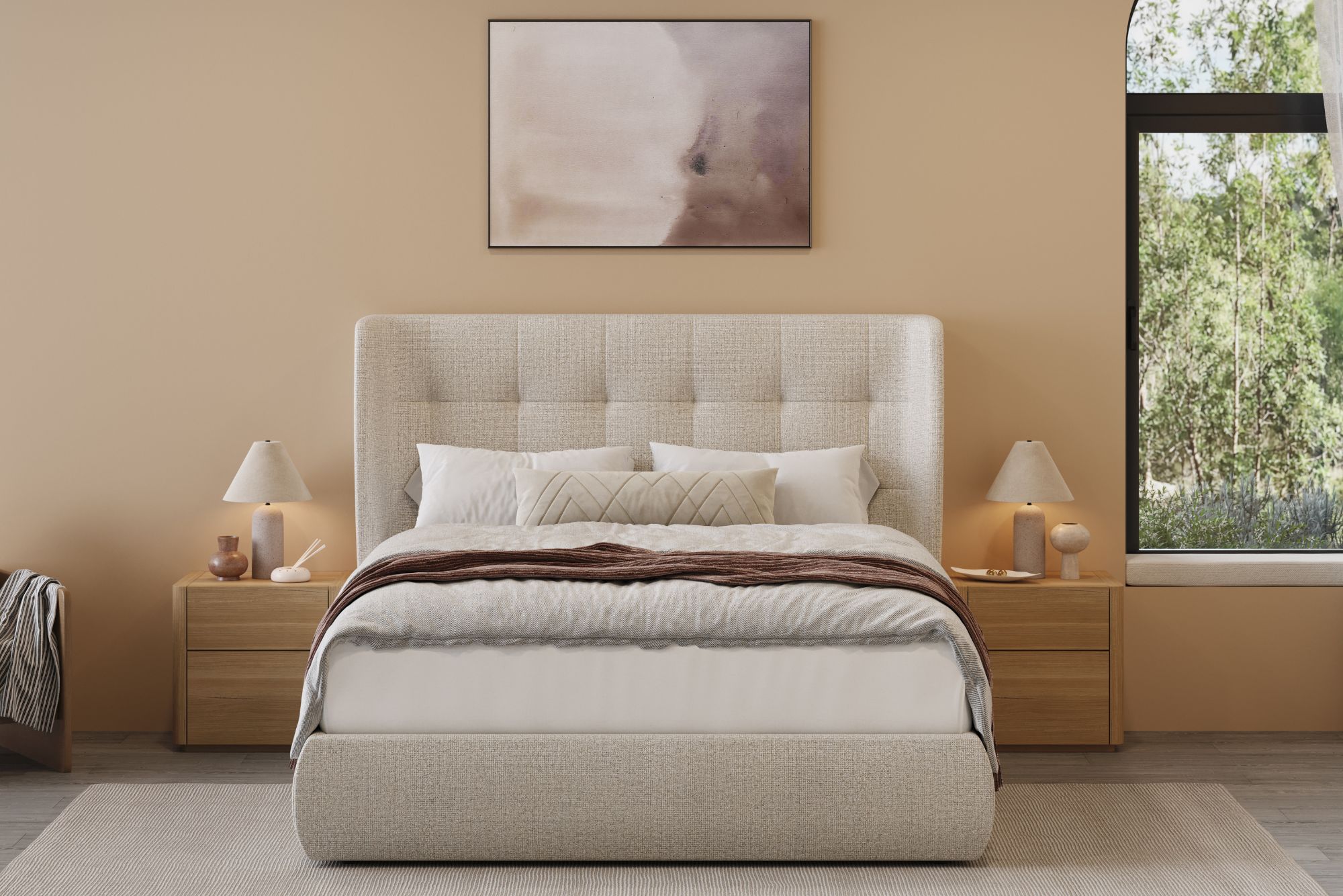 Aspects Raphael Headboard with Storage Base Options | Bedshed